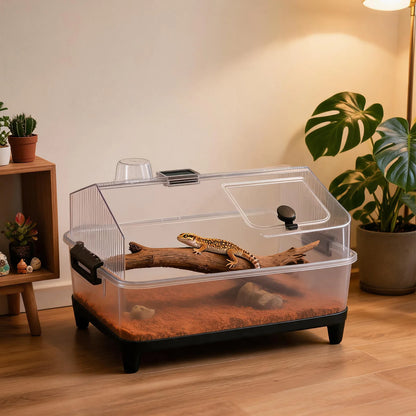 Small Acrylic Reptile Terrarium Kit With Lid