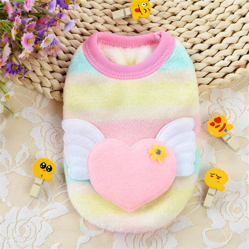 Cute Print Tea Cup Dog Sweater