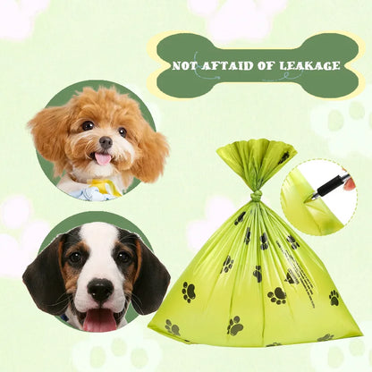 10Pcs Extra Thick Dog Poop Bags (22x30cm)