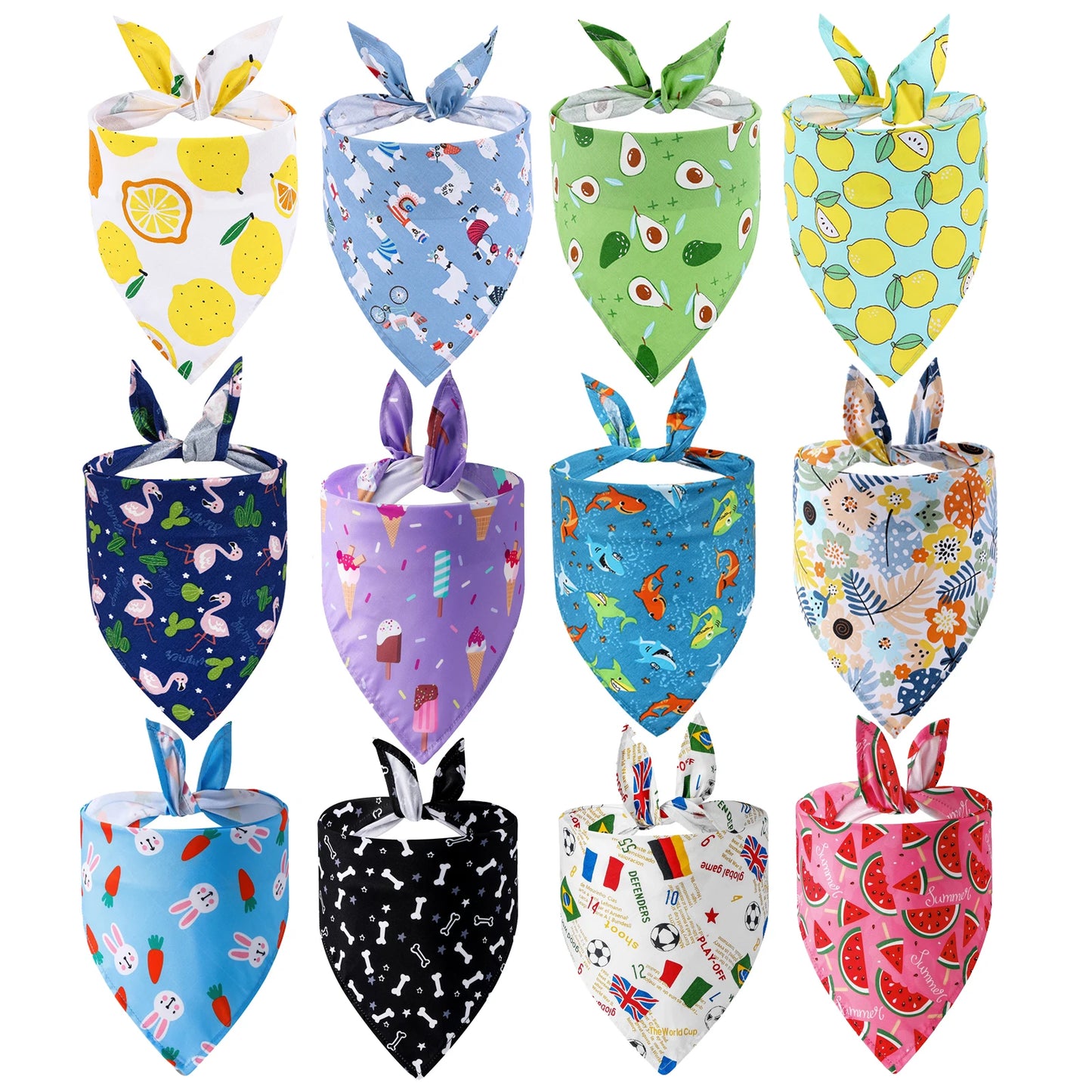 Fruit, Floral. Spring Bandana