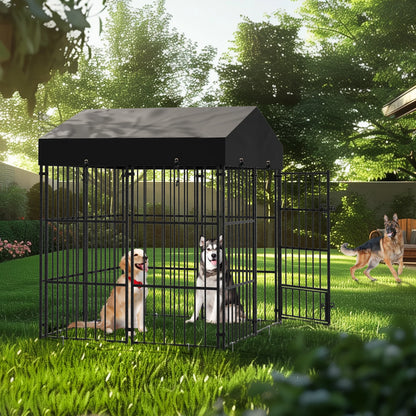 XXL Large Luxury Dog Kennel With Roof