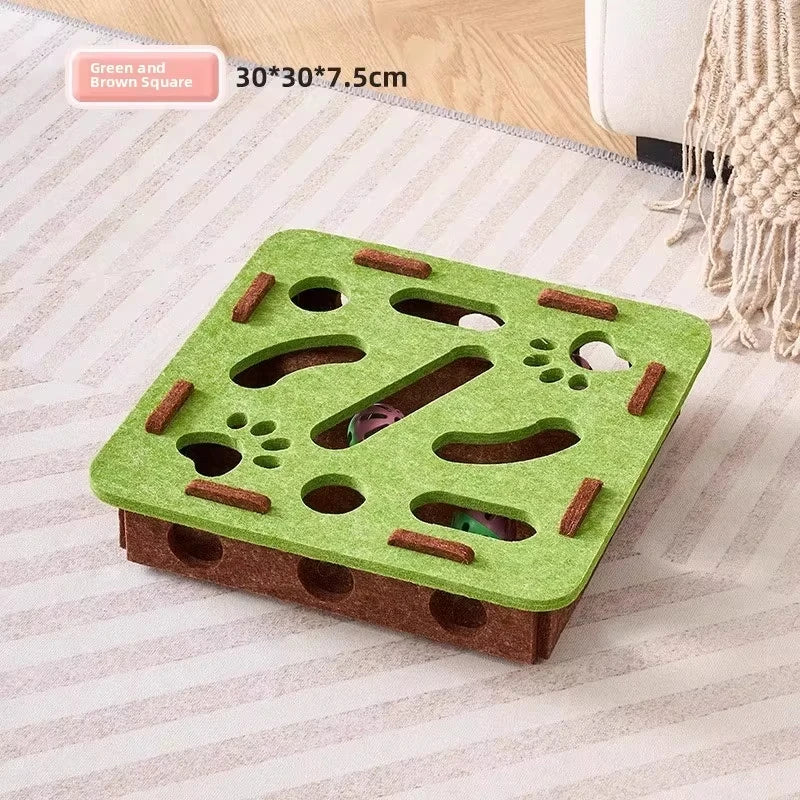Felt Puzzle Toy Box