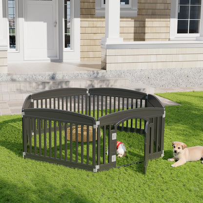 6 Panel Expandable Plastic Dog Playpen