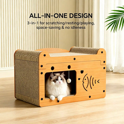 Scratching Board And Resting Bed