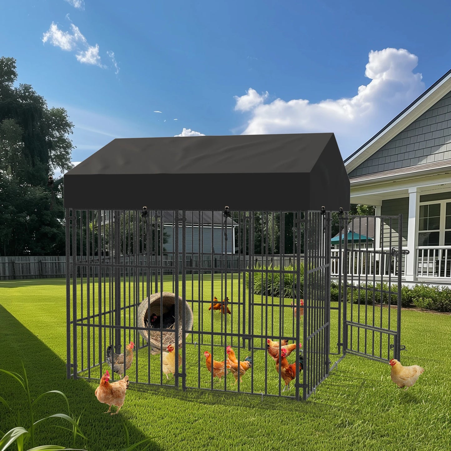 XXL Large Luxury Dog Kennel With Roof