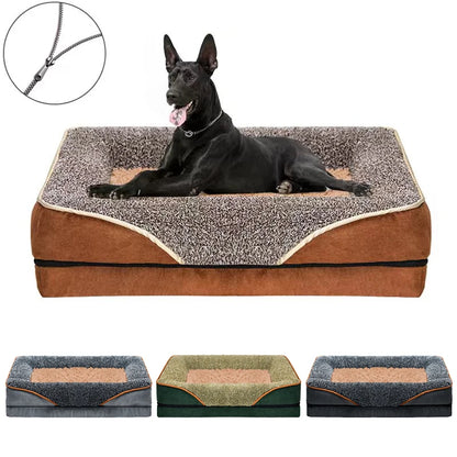 Oversized bed With Raised Edges For All Seasons