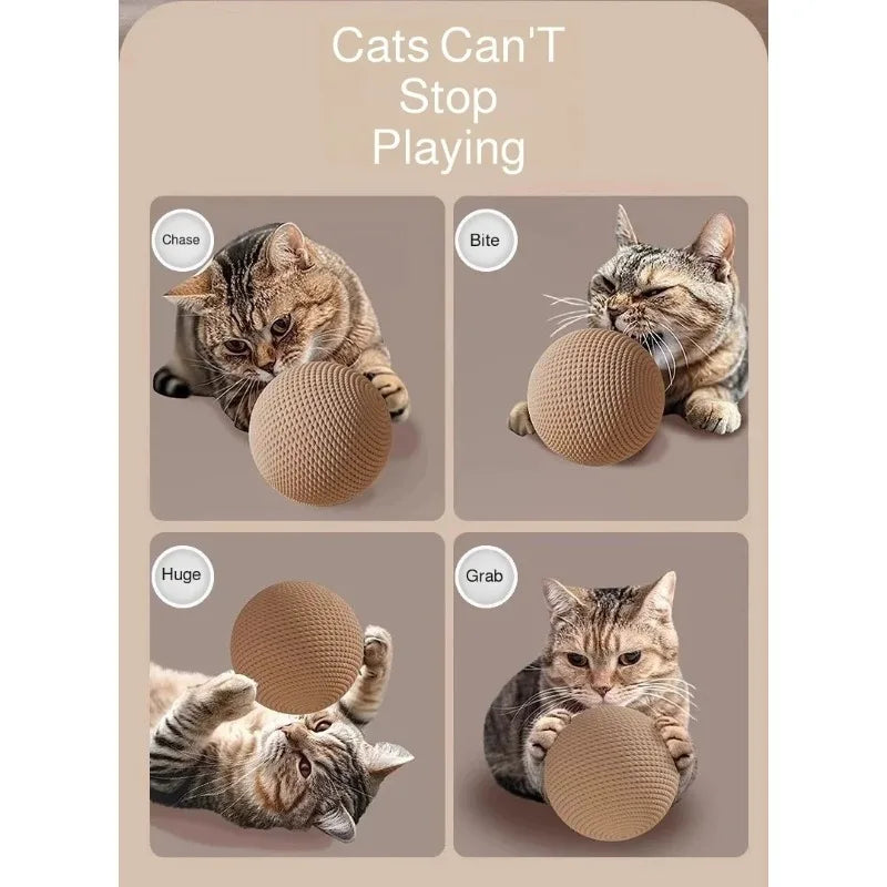 Interactive Sisal Cat Scratching Ball