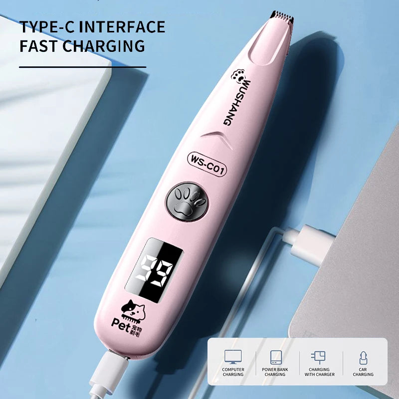 Waterproof Electric Groomer with LED Light