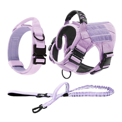 Military Pink Camouflage Dog Harness