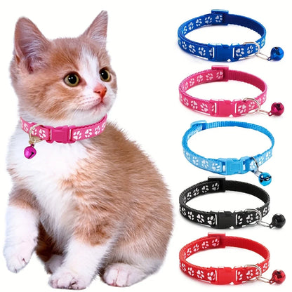 Colorful Pattern Collar w/Bell