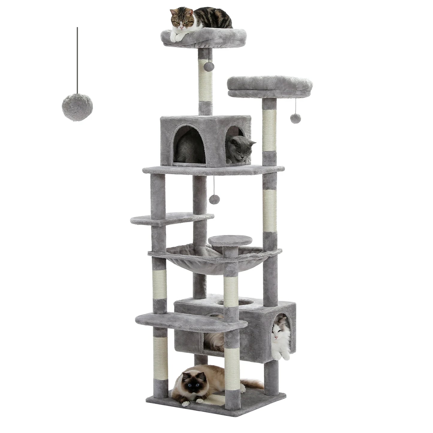 Large Indoor Tree and Tower w/Scratching Post