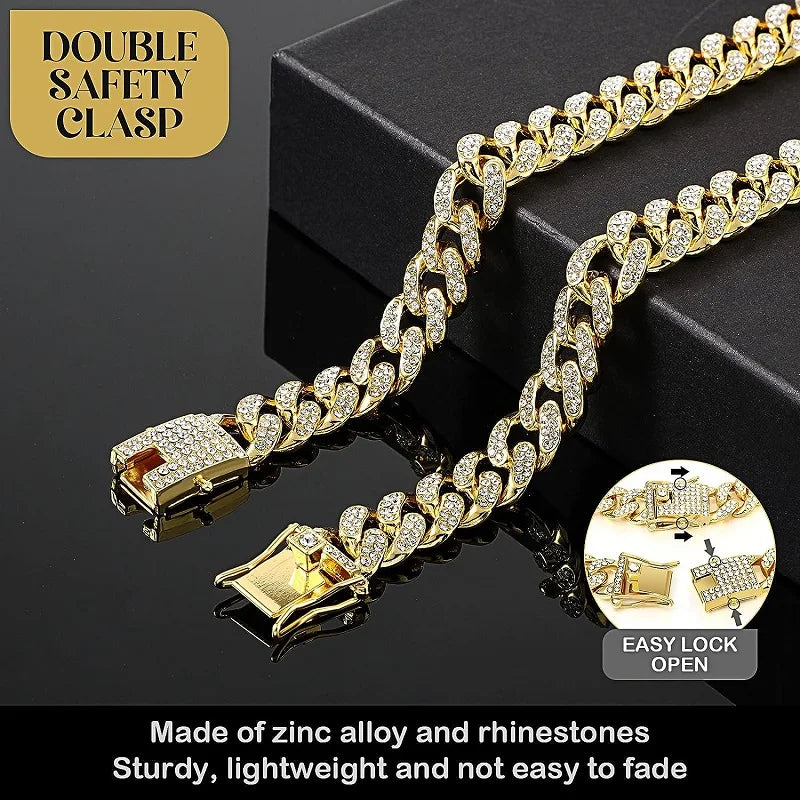 Luxury Gold Dog Chain Collar
