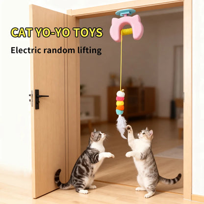 Electric Cat Toy with 2 Ropes