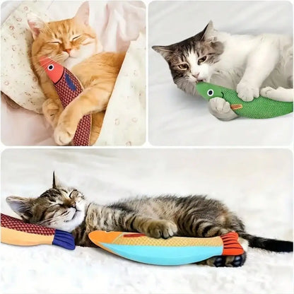Realistic Fish Design Cat Toy