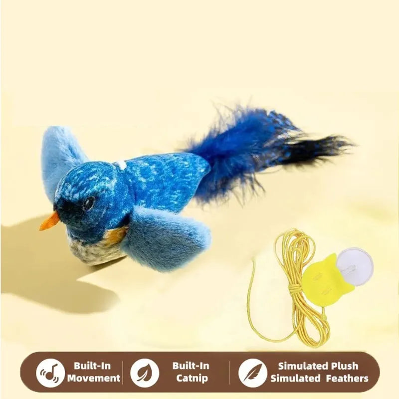 Toy emulates sound to amuse cat