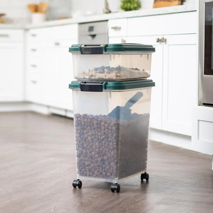 30 lbs + 11 lbs Dog Food Storage Container