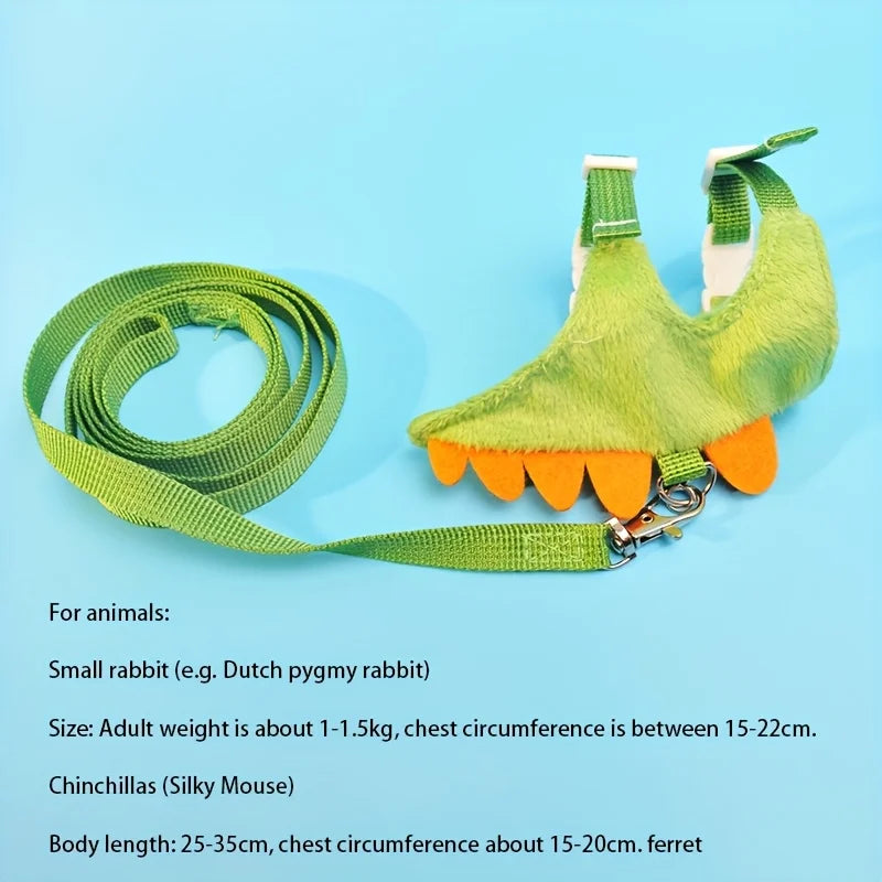 Adjustable Ferret Vest, Lead Rope