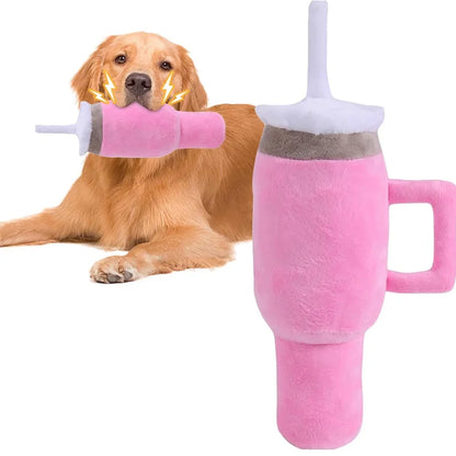 Safe Squeaky Dog Cup Toy