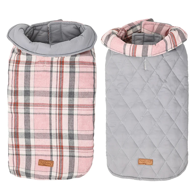 Waterproof, Soft, Reversible Dog Jacket