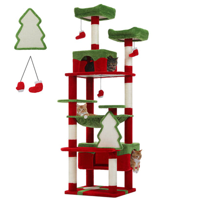 Large Indoor Tree and Tower w/Scratching Post