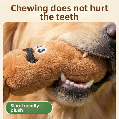 Dog Plush Teeth Cleaning Chew Toy