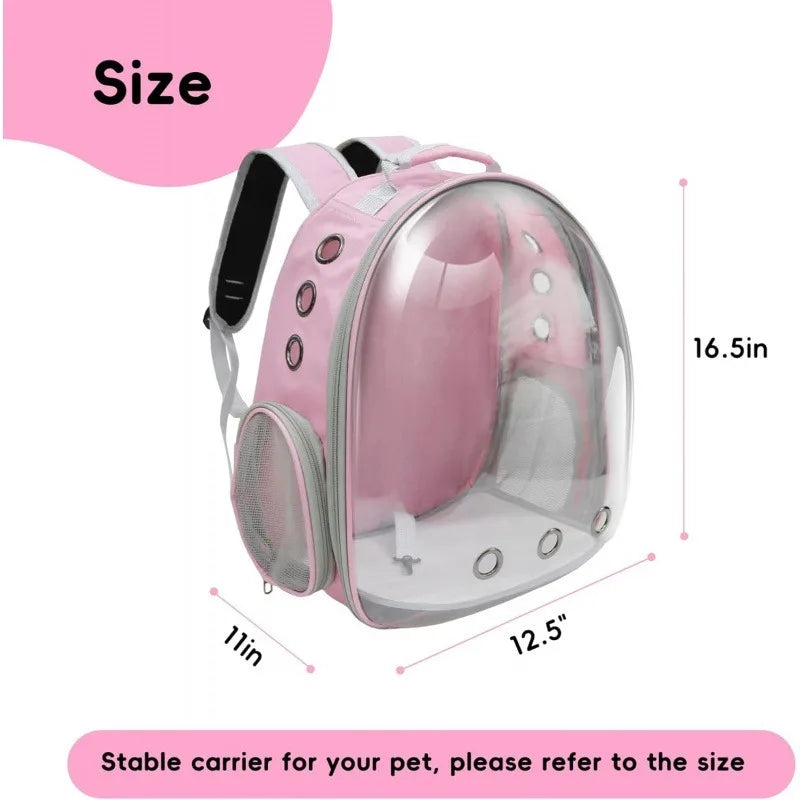 Pink Expandable Backpack