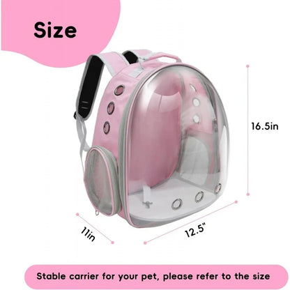Pink Expandable Backpack