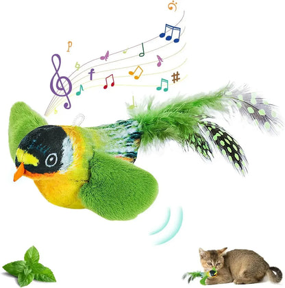Toy emulates sound to amuse cat