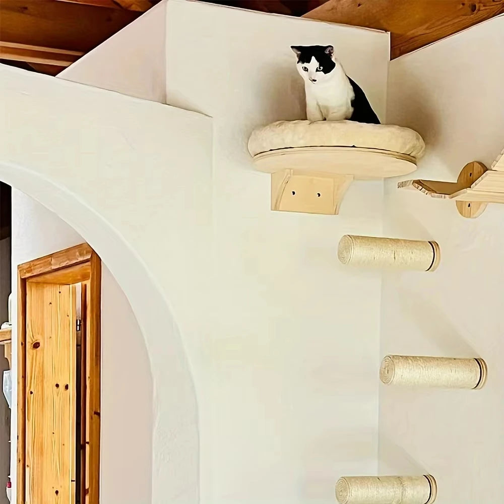 Wall Mounted Solid Wooden Furniture