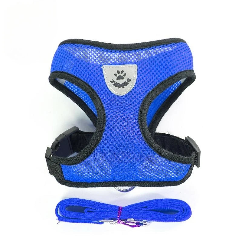 Adjustable Vest Harness with Leash