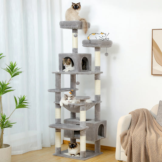 Large Indoor Tree and Tower w/Scratching Post