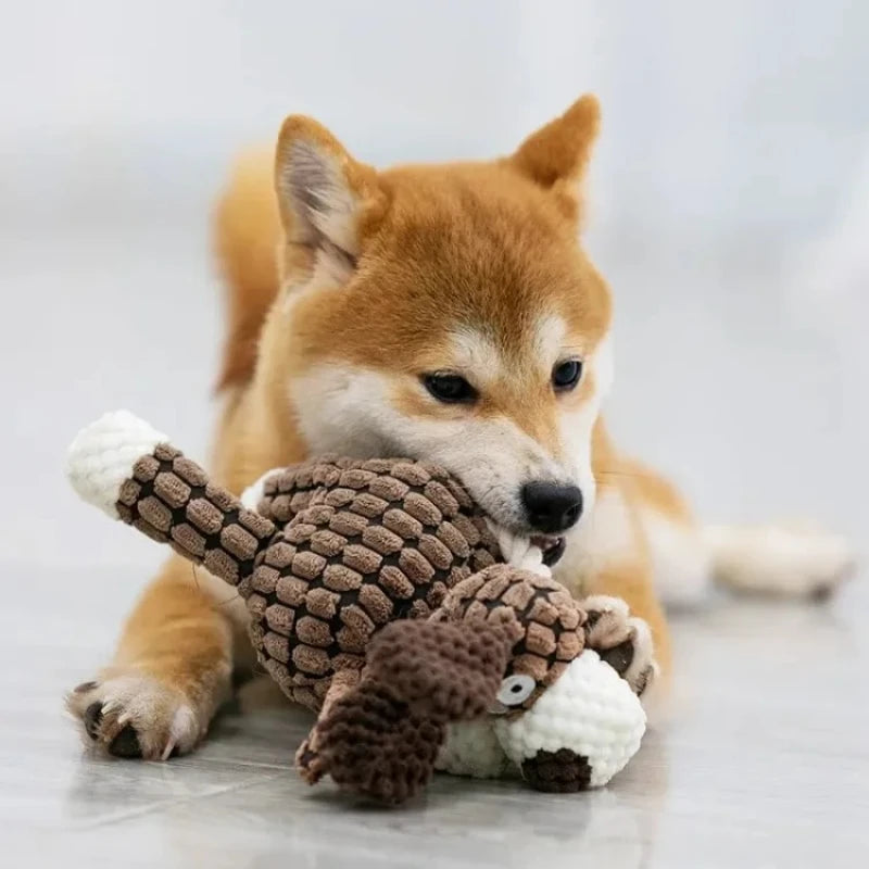 Plush Squeaky Puppy Interactive Chew Toys