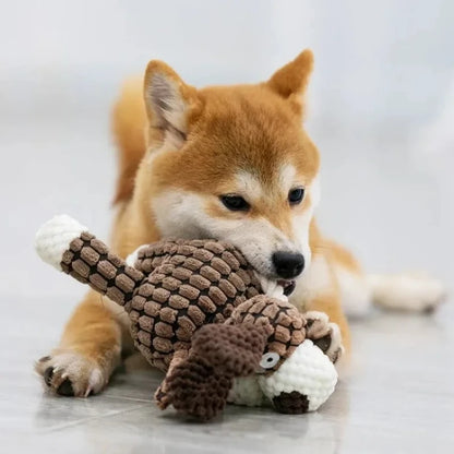Plush Squeaky Puppy Interactive Chew Toys