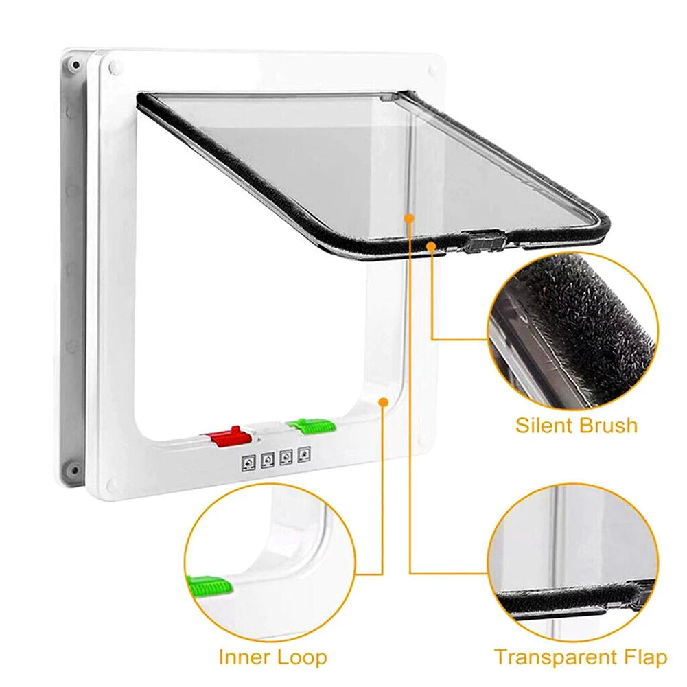 Flap Door with 4 Way Security Lock