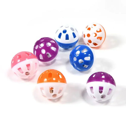 10pcs Colorful Hollow Rolling Ball