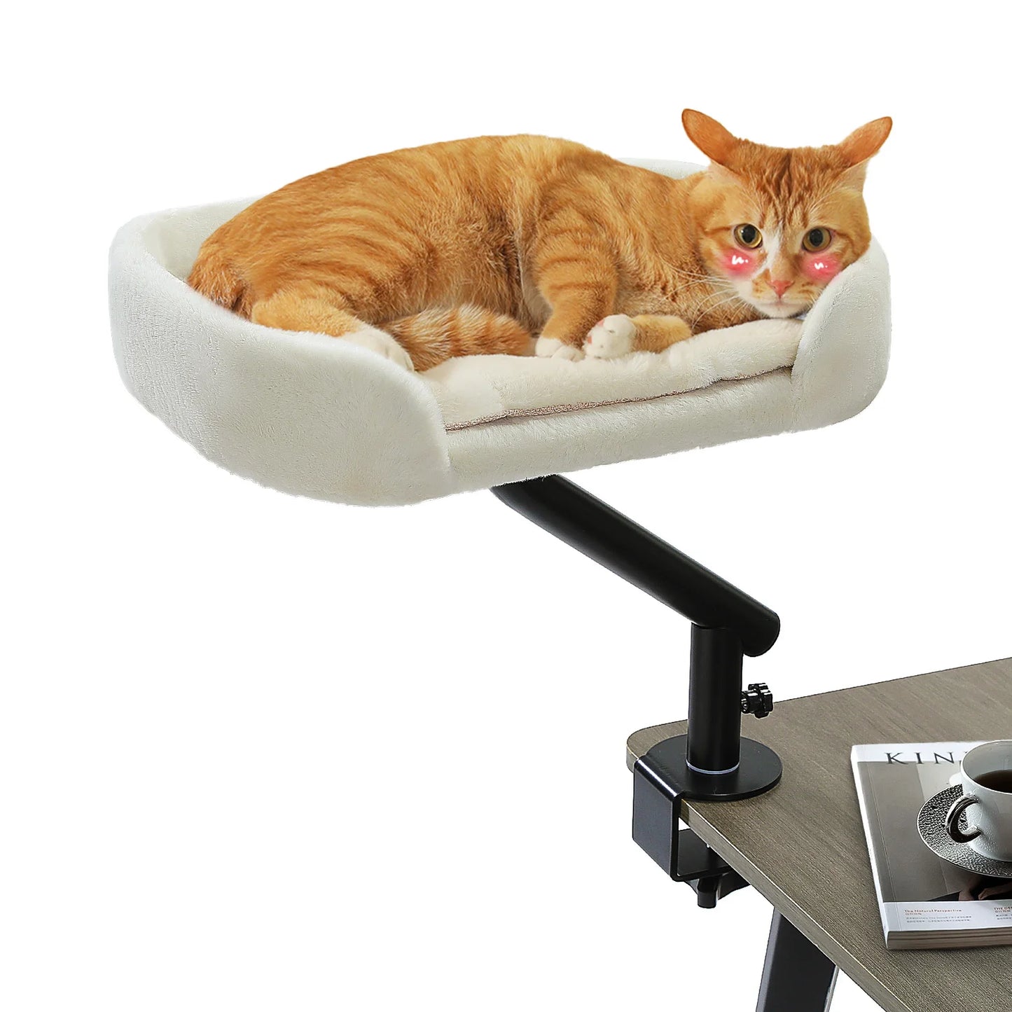 Adjustable 360° Cat Bed Stand