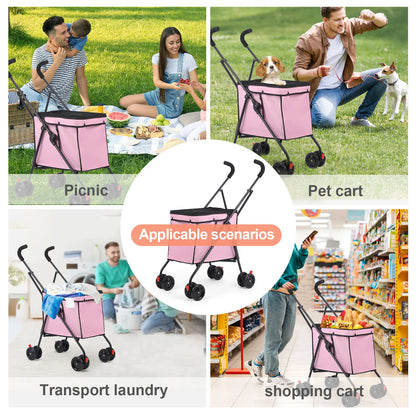 4 Wheels Dog Trolley