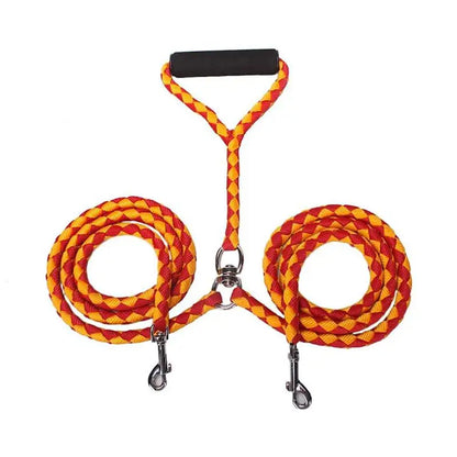 1.4m Pet Double Leash, 2 Way Couplers