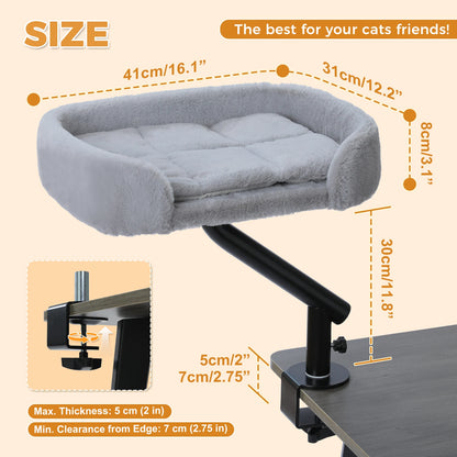 Adjustable 360° Cat Bed Stand