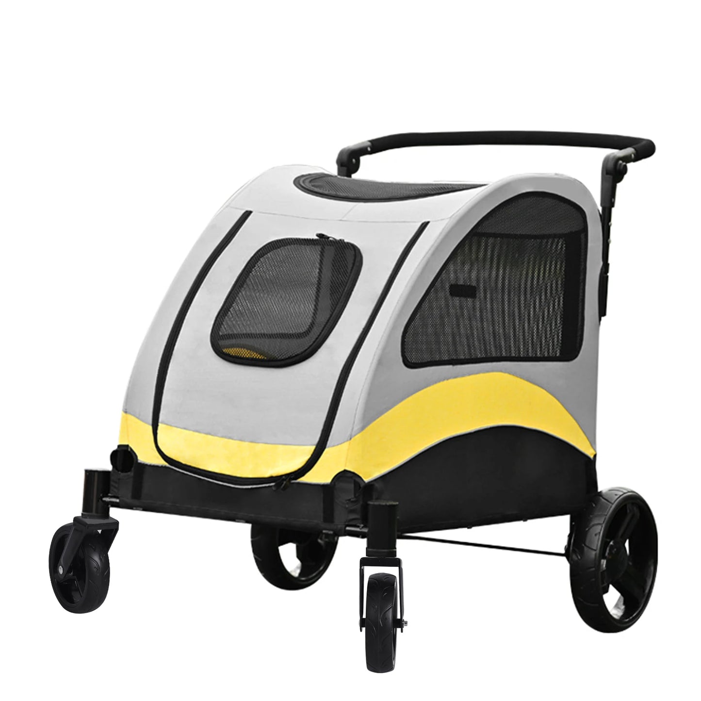 Portable 4 Wheels Dog Stroller for Large Dogs