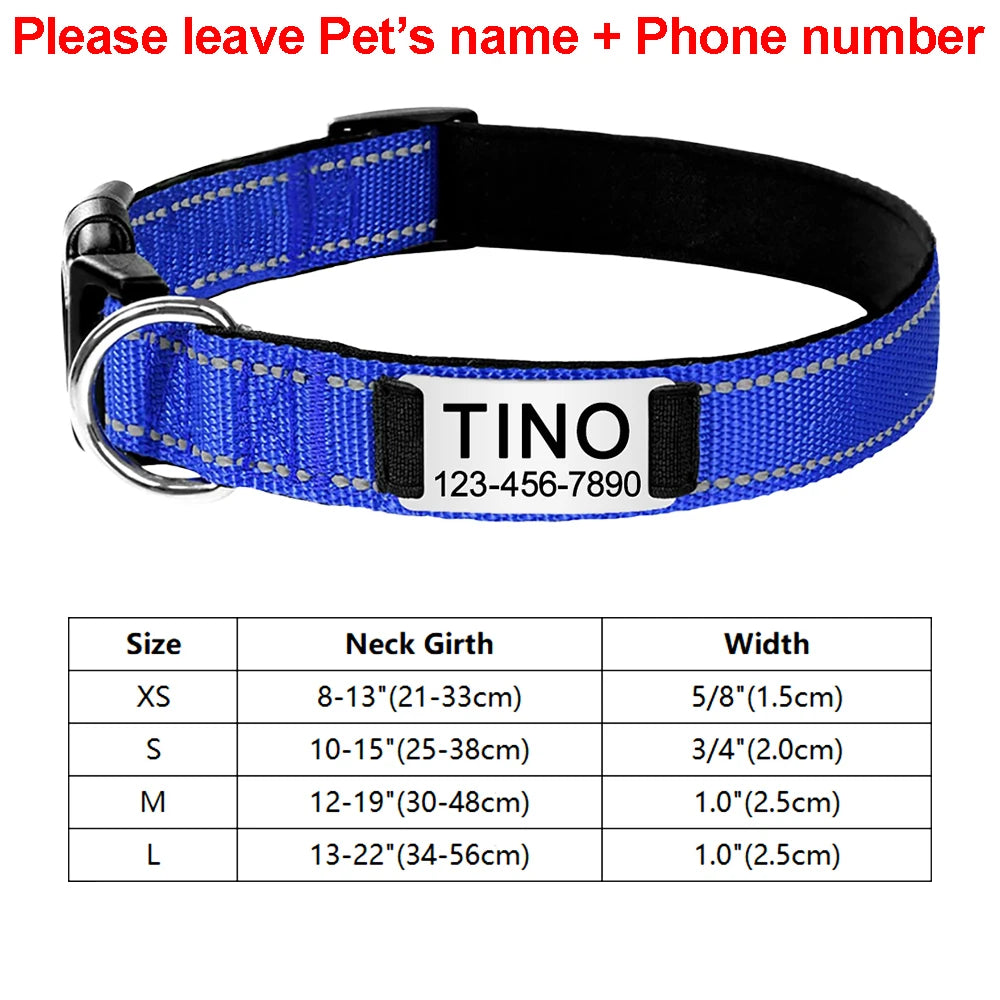Adjustable Reflective Dog Collar