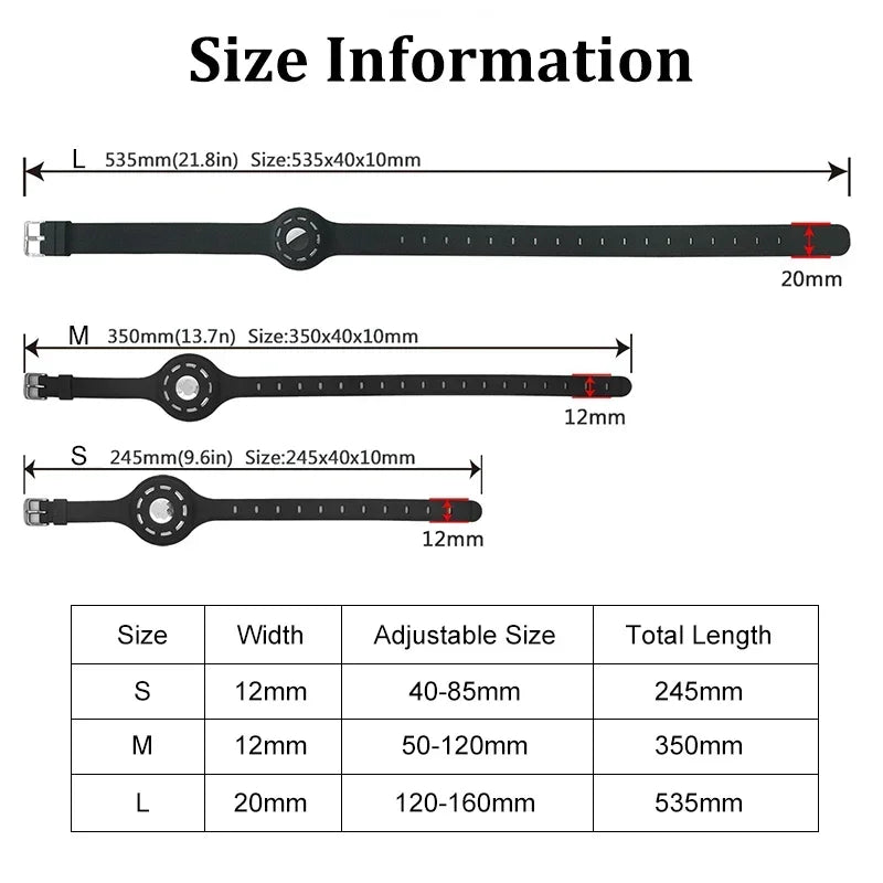 New Apple Silicone Anti-Lost Pet Collar