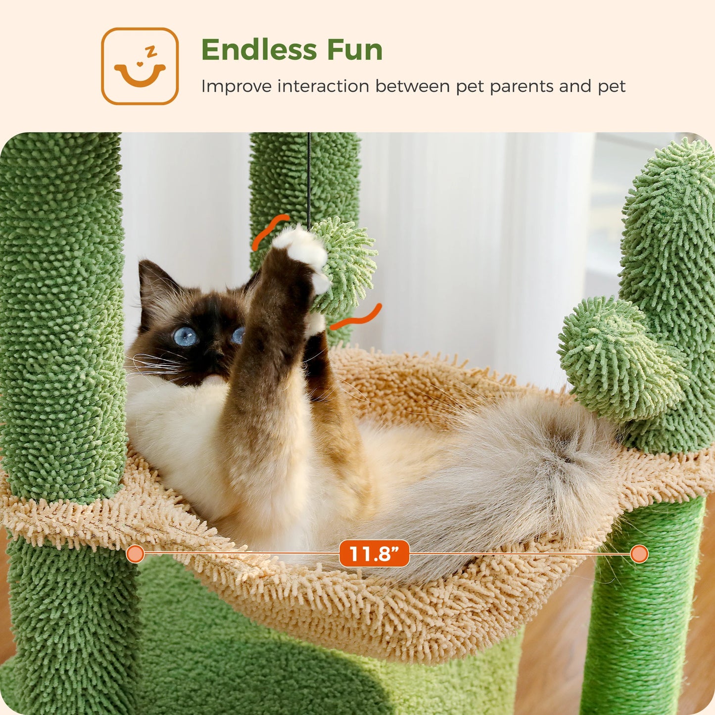 4-in-1 Cactus Tree for Indoor Cats