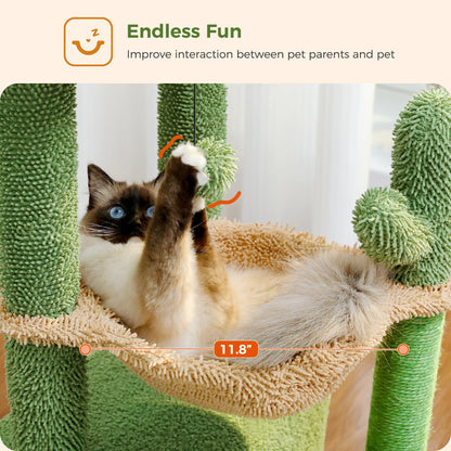 4-in-1 Cactus Tree for Indoor Cats