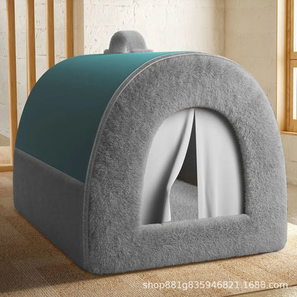 Enclosed Dog House