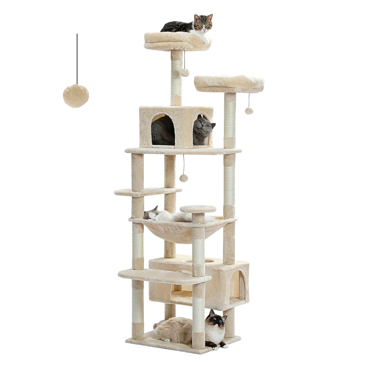 Large Indoor Tree and Tower w/Scratching Post