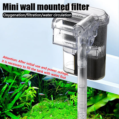 Suspended Mini Filter For Fish Tanks