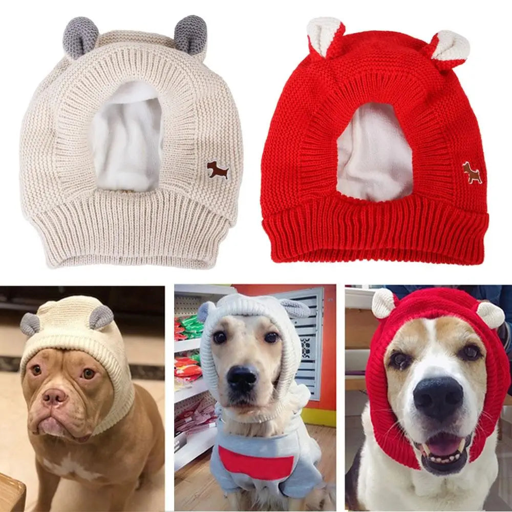 Quiet Knitted Hat Earmuffs