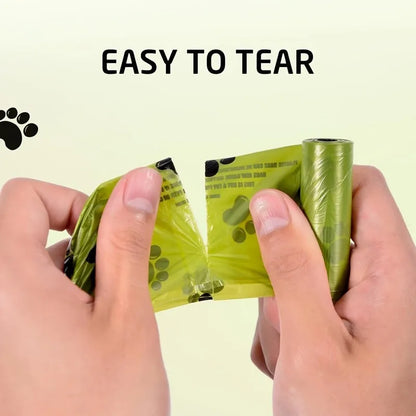 10Pcs Extra Thick Dog Poop Bags (22x30cm)