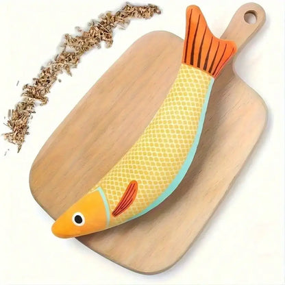 Realistic Fish Design Cat Toy